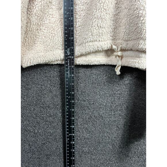 Urban Outfitters Cropped Sherpa Teddy Hoodie w/Drawstring Waist Womens Size M - Picture 7 of 8